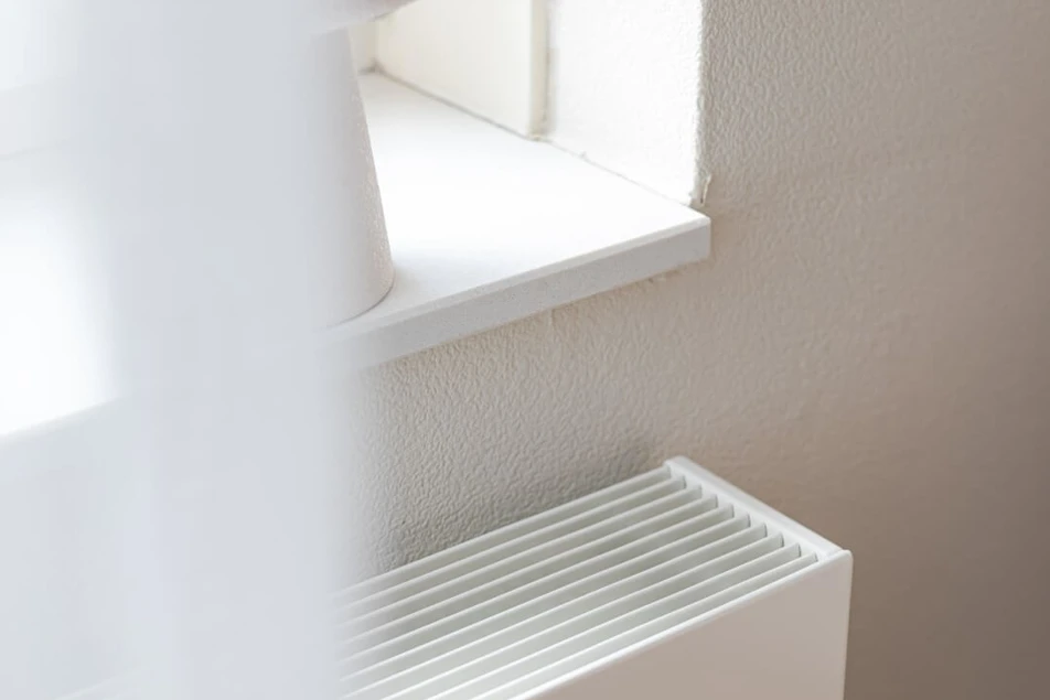 Radiator cover close-up